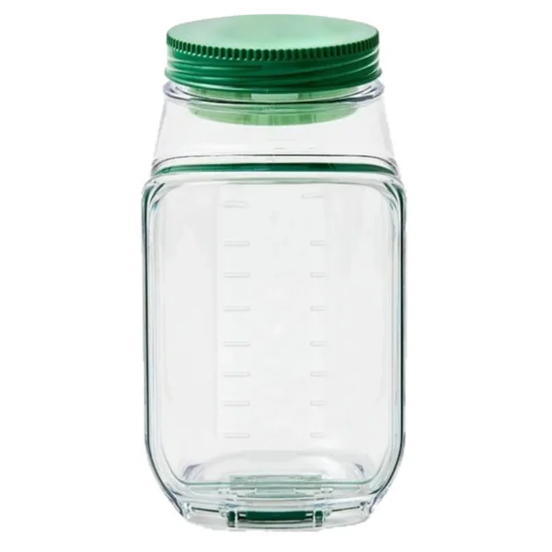 Meal Prep Glass Containers - 2026 New Portable Plastic Salad Pod