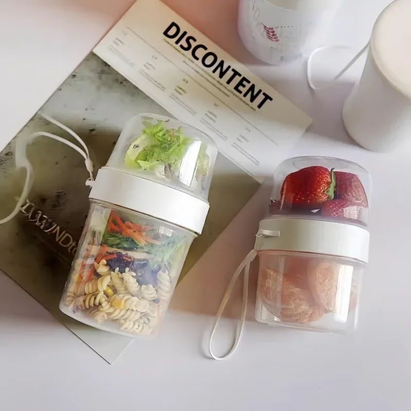 Carry Breakfast Cup Salad Cups - огляд і ціна Meal Prep Oatmeal Jars