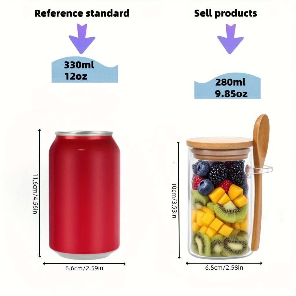 4/8/12Pcs, Oatmeal Breakfast C - огляд і ціна Meal Prep Glass Containers