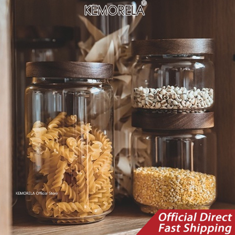 Wood Lid Glass Airtight Canist - огляд і ціна Meal Prep Glass Containers