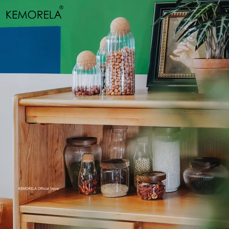 Wood Lid Glass Airtight Canist - огляд і ціна Meal Prep Glass Containers