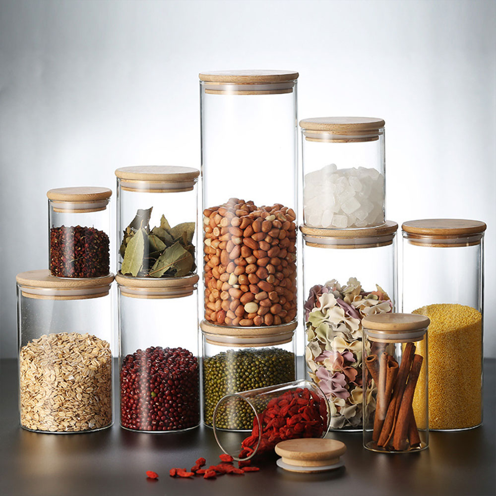 4/8pcs 250ml 500ml 1000ml Glas - огляд і ціна Meal Prep Glass Containers