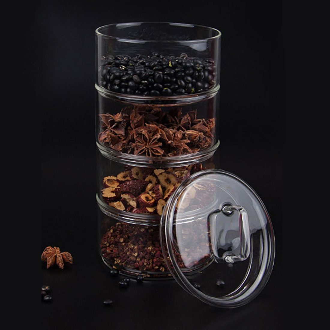 Multilayer Stackable Glass Bot - огляд і ціна Meal Prep Glass Containers