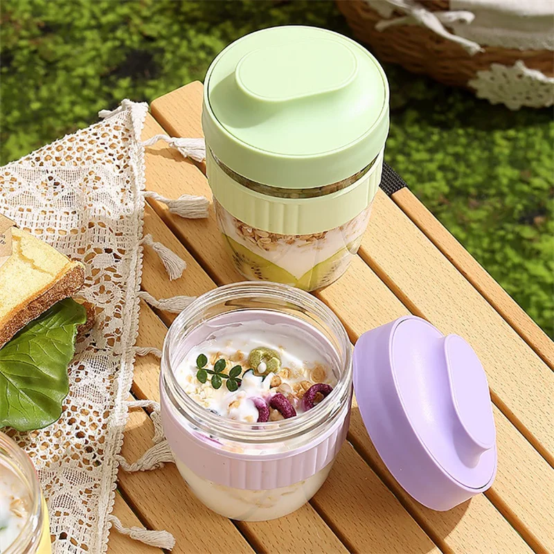 JUSTINLAU Portable Breakfast F - огляд і ціна Meal Prep Glass Containers