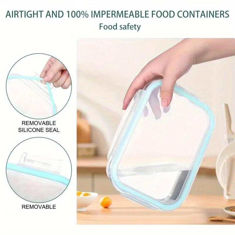 16pcs Sealed Glass Food Storag - огляд і ціна Meal Prep Glass Containers