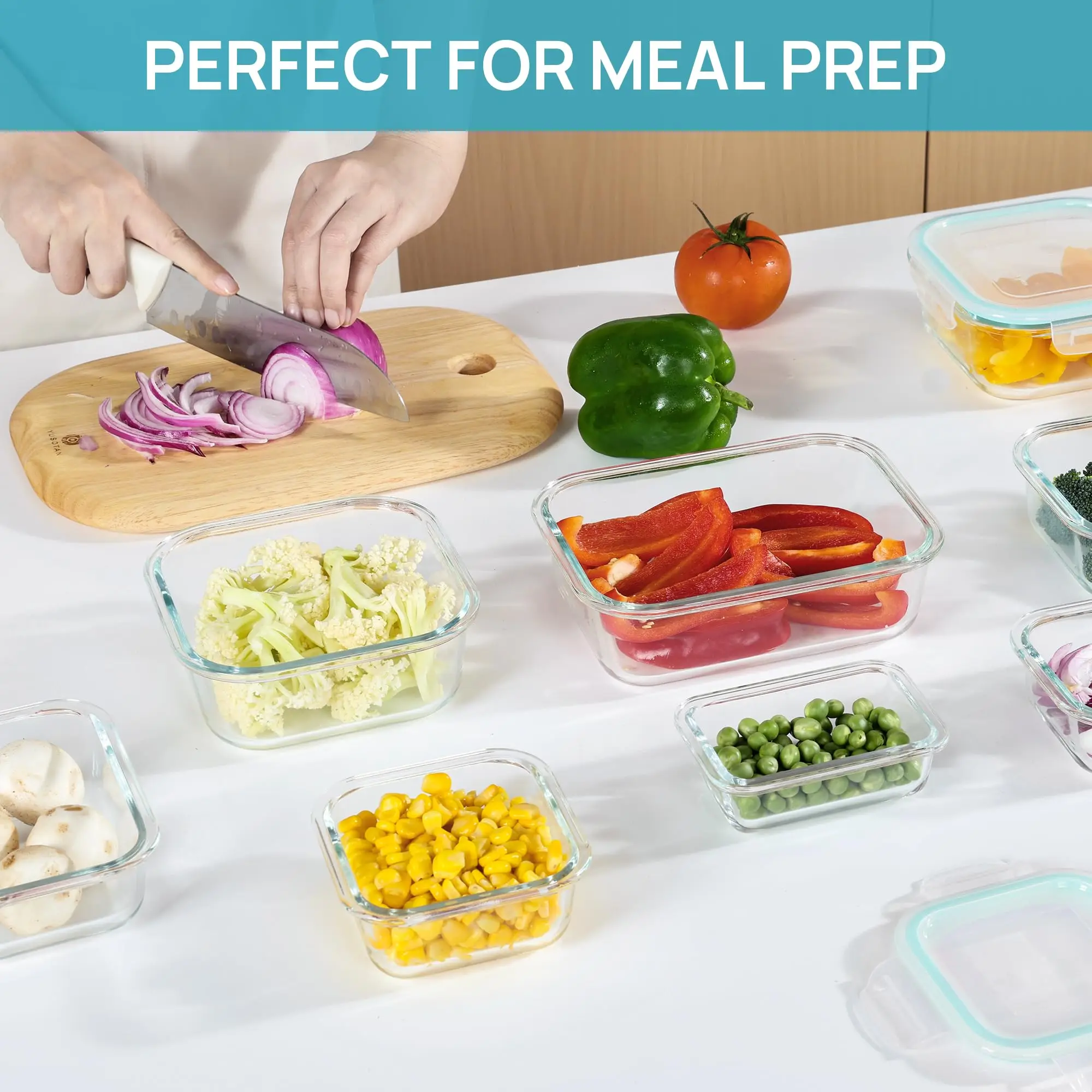 Glass Lunch Box Food Storage C - огляд і ціна Meal Prep Glass Containers