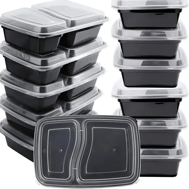 10 Sets Disposable Food Boxes  - огляд і ціна Meal Prep Glass Containers