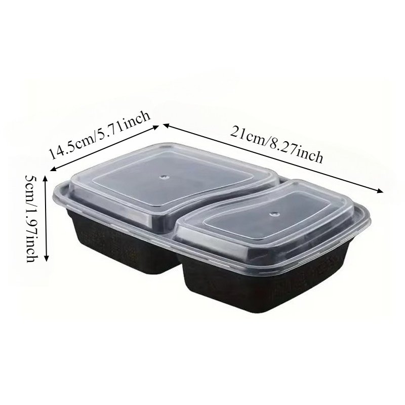 10 Sets Disposable Food Boxes  - огляд і ціна Meal Prep Glass Containers