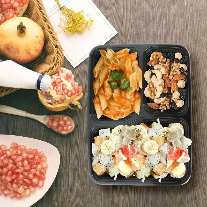 10 Sets Disposable Food Boxes  - огляд і ціна Meal Prep Glass Containers