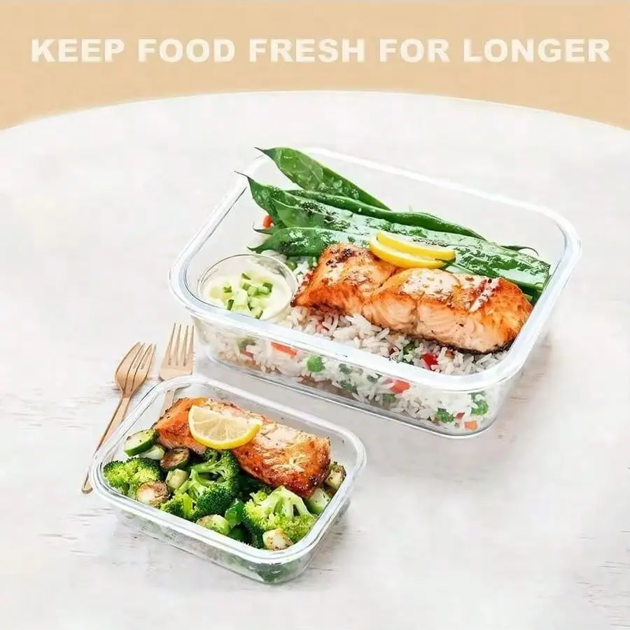 yesGlass Food Storage Containe - огляд і ціна Meal Prep Glass Containers